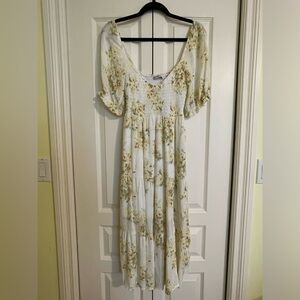 BNWT Abercrombie Stretch Midi Floral Dress